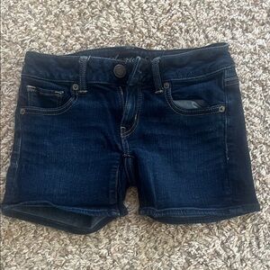 American Eagle Outfitters Dark Blue Jean Shorts